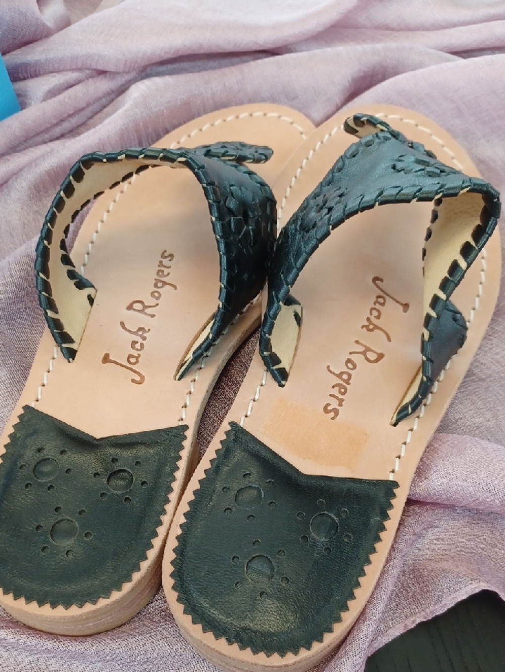 Jack Rogers Jack's Flat Sandal NIB - Picture 3 of 7